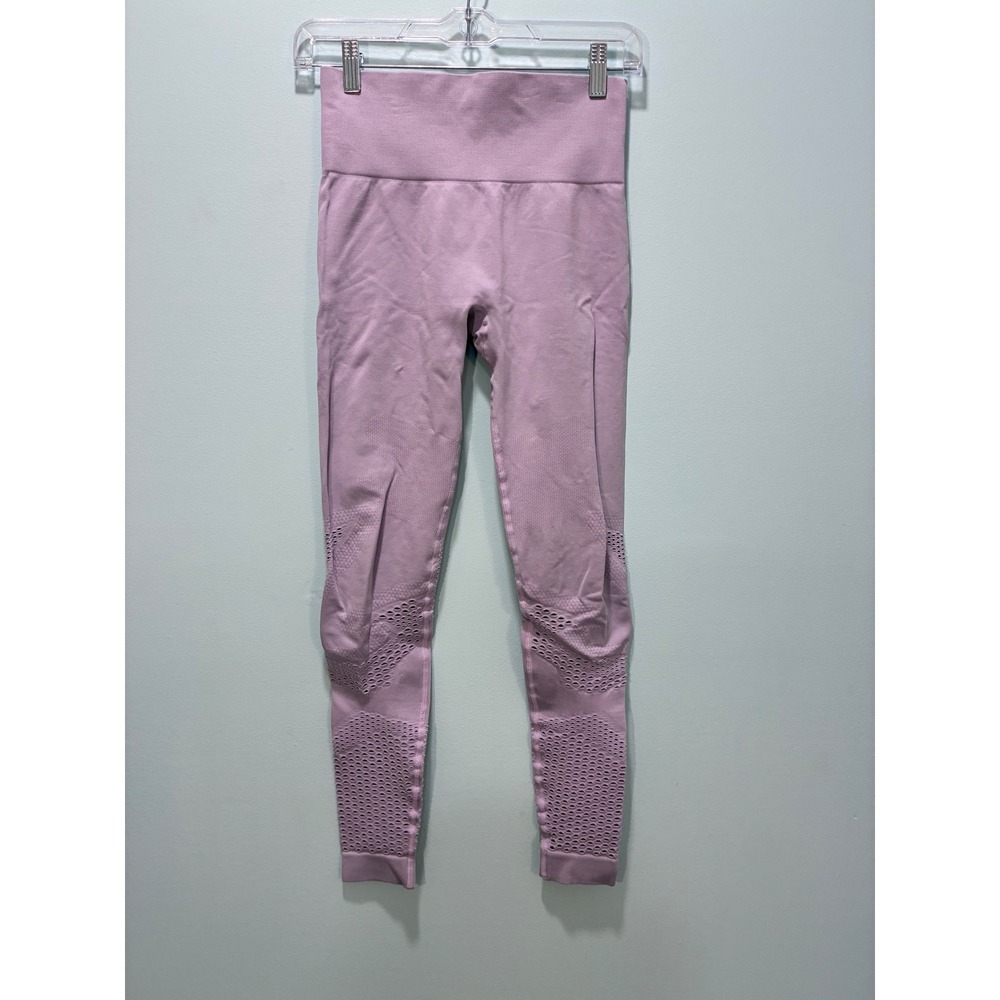 Alala Womens Seamless High Rise Perforated Mesh Leggings Lavender Purple Size S - Picture 1 of 4